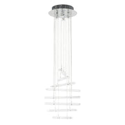 Lampadario Italux Spyro moderno cromo 20 luci MD8103