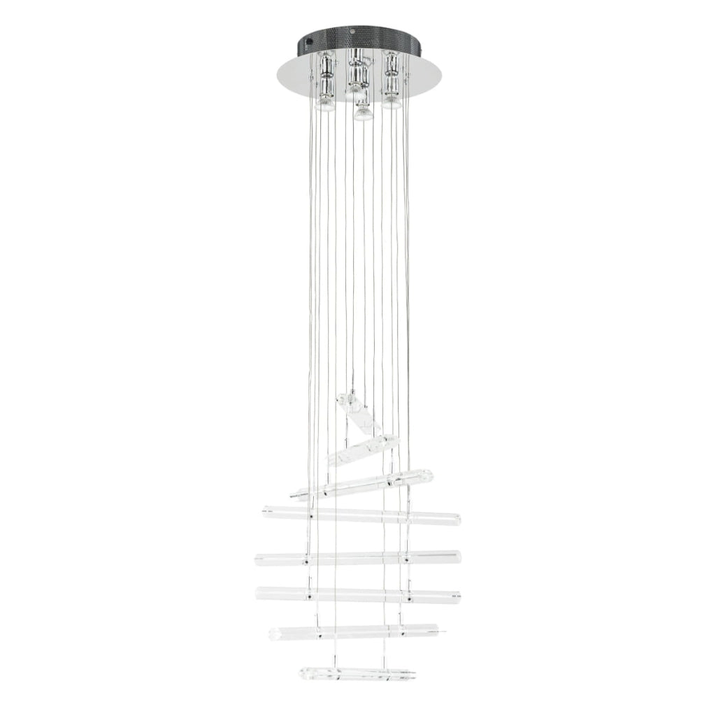 Lampadario Italux Spyro moderno cromo 20 luci MD8103