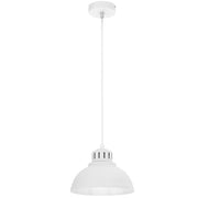 Lampada a sospensione Luminex Sven bianca Ø21 E27 15W