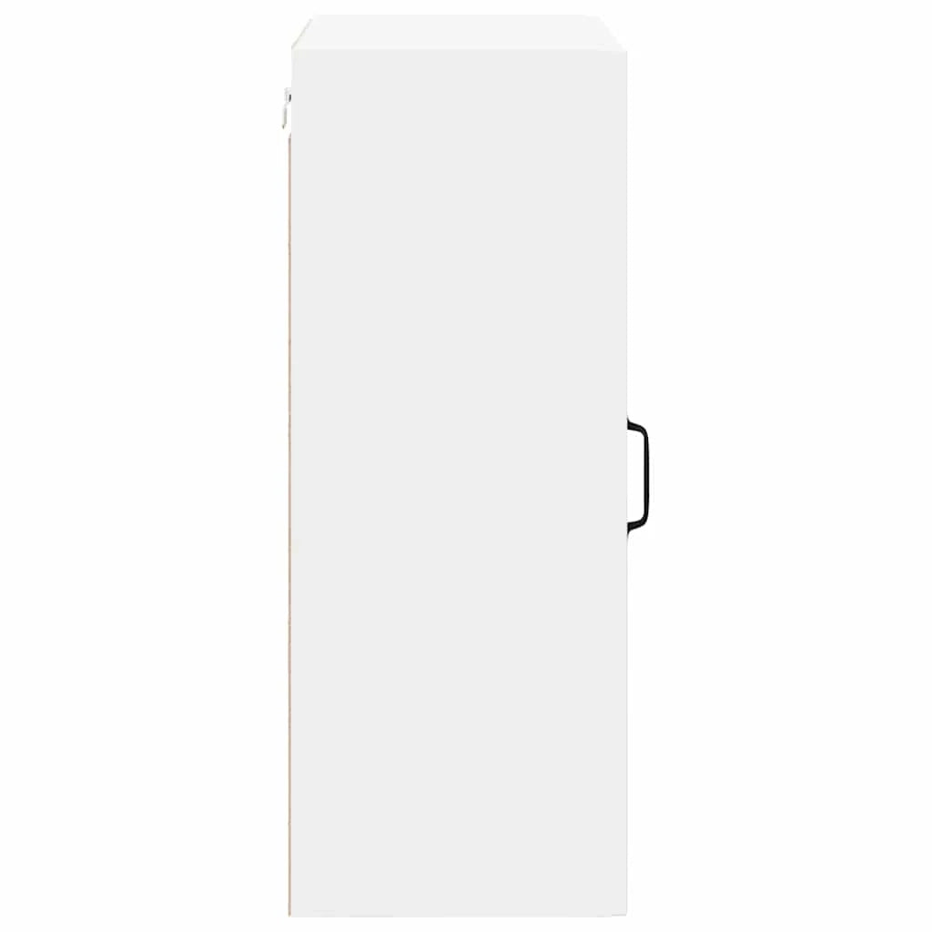Mobile da cucina rettangolare moderno con pratico spazio contenitivo 50 x 31 x 80 cm legno composito bianco 02_0054052