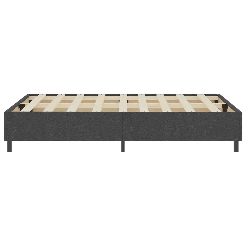 Letto a Molle Grigio in Tessuto 120x200 cm 287463
