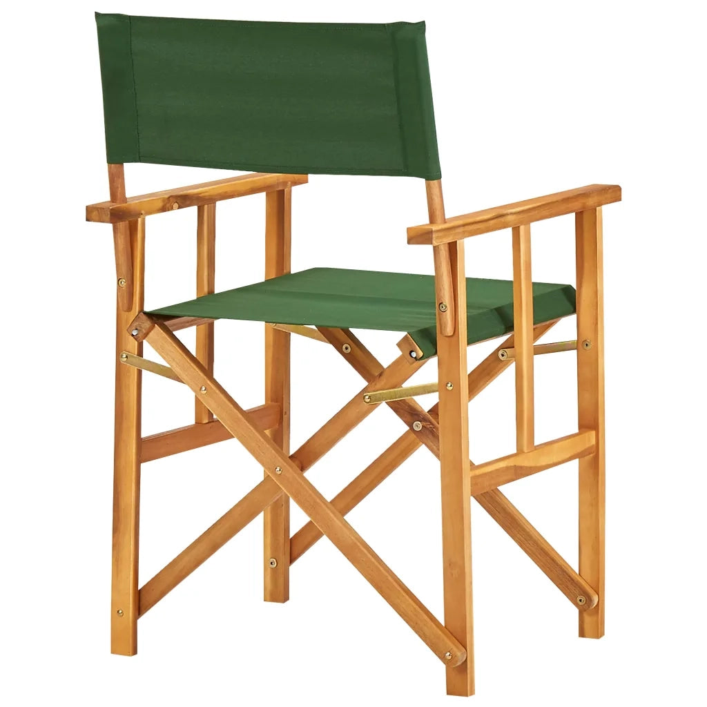 Sedia da Regista in Legno Massello di Acacia Verde cod mxl 13932