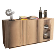 Madia credenza moderna in legno massello 3 ante 180x48x88 - Mobili 2G