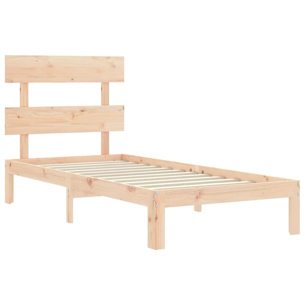 Giroletto con Testiera Small Single in Legno Massello 3193491