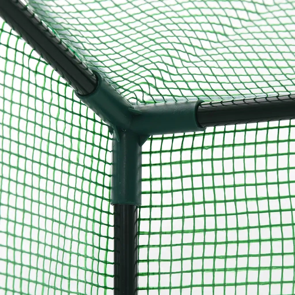 Serra passante con porta a cerniera e finestra ventilata 200 x 80 x 173 cm acciaio verde 02_0045931