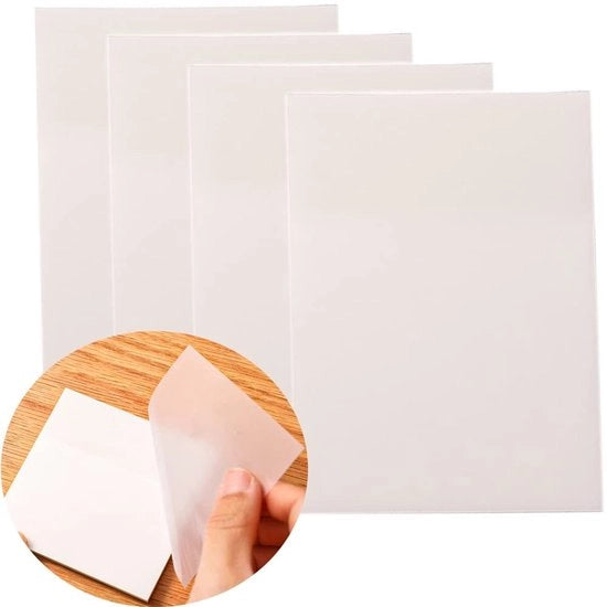Nota trasparente self-adesiva 200 fogli - Dimensioni 75x95 mm - Rinnovabile - Colori: Bianco/Giallo/Verde/Arancione/Azzurro