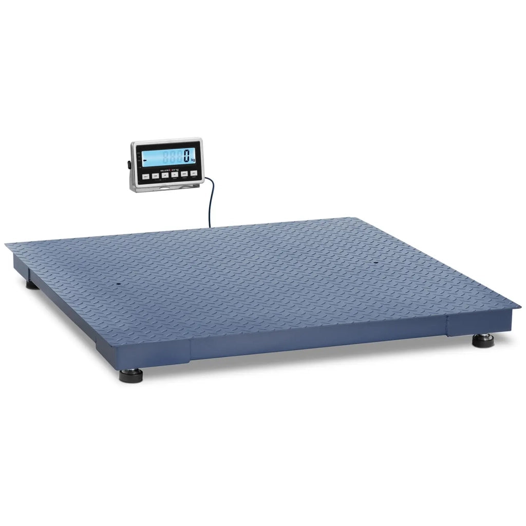 Bilancia da pavimento 3000 kg / 1 kg 120 x 120 cm con schermo LCD esterno acciaio inox PVC acciaio al carbonio acciaio al ferro 14_0008315