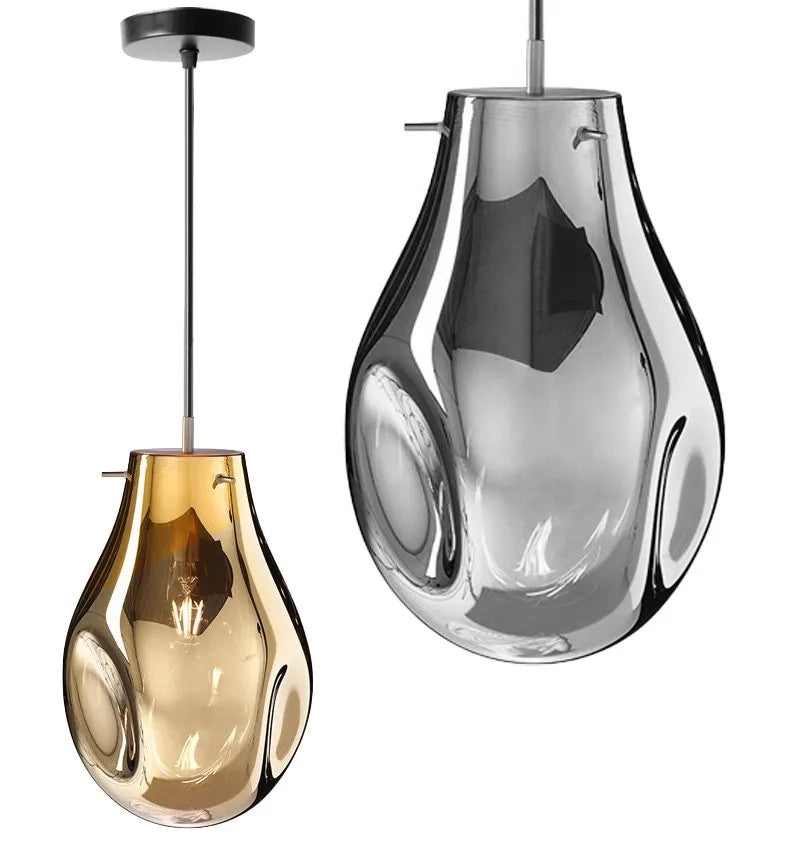 Lampada Da Soffitto Pensile Di Vetro APP328-1CP Amber