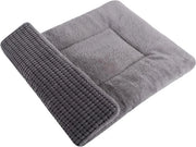 Matta morbida e calda per gatti - Lavabile e confortevole - Cuscino per cani da divano PS085 (75 x 50 cm grigio)