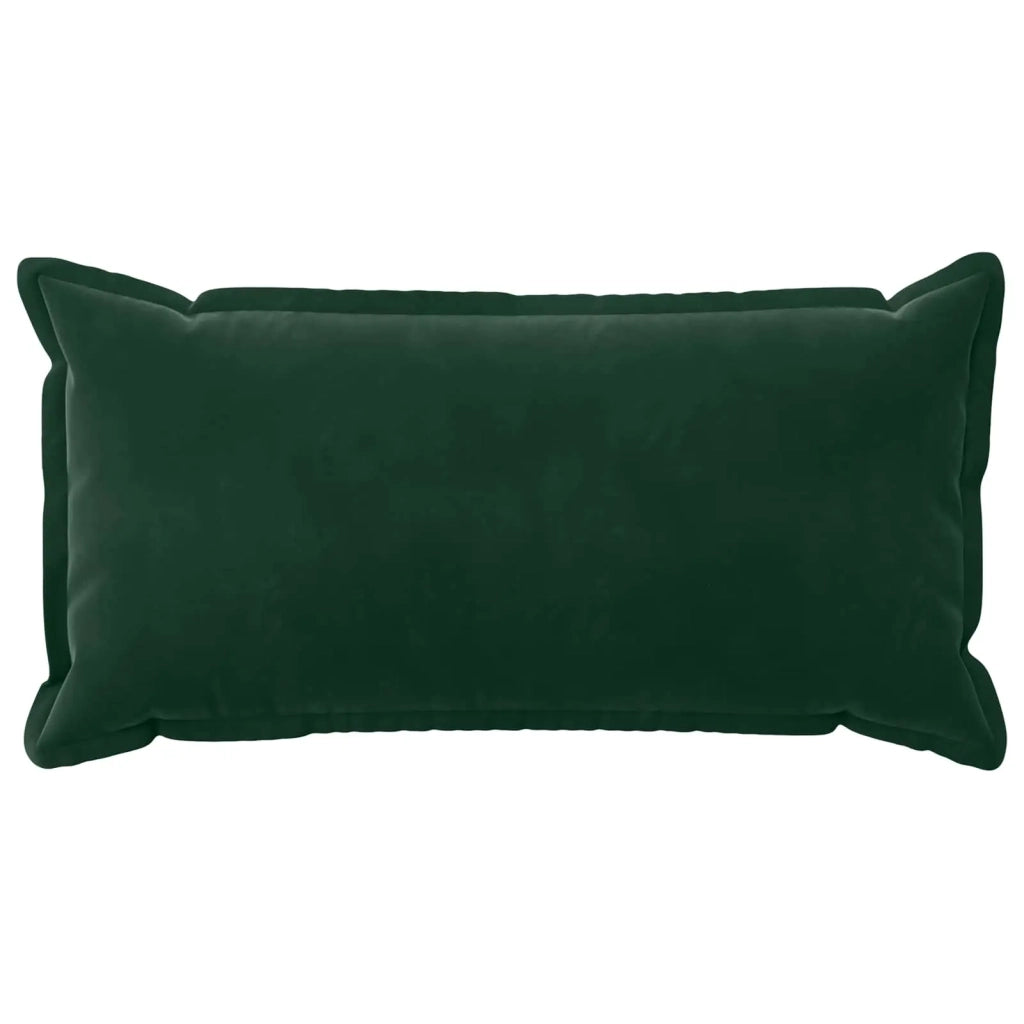 Federa 6 pcs HOUTEN Verde Scuro 40 x 80 cm Velluto 918086