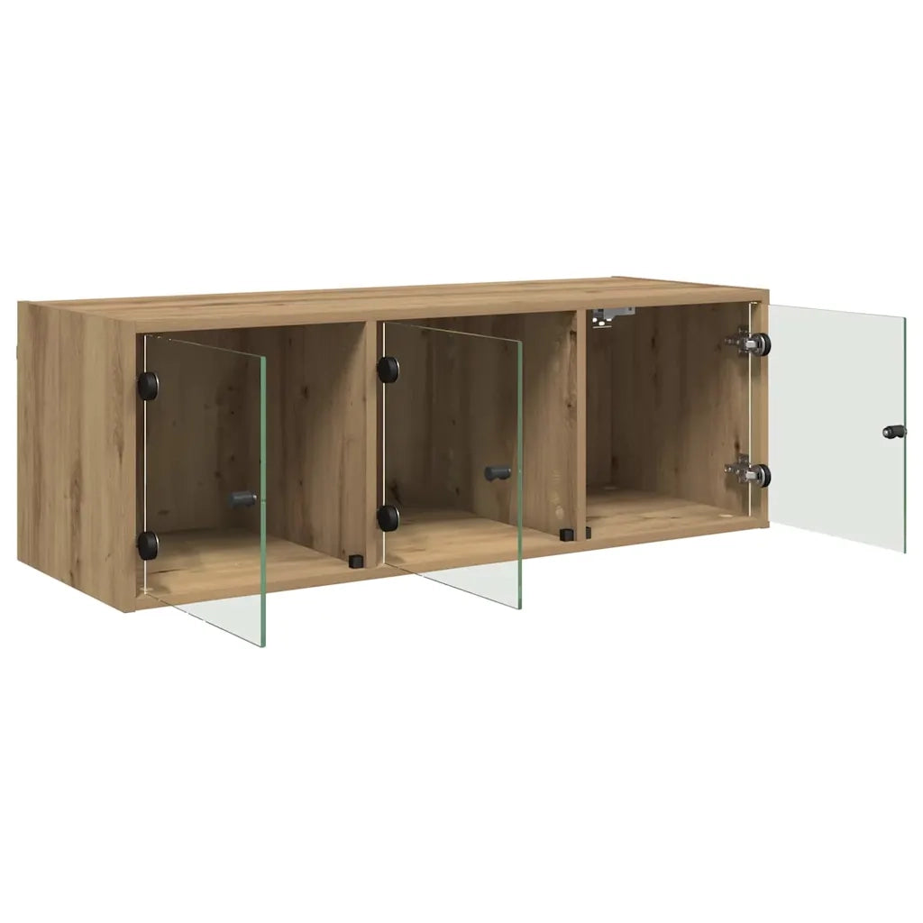 Armadietto a Muro | Mobile a Parete Rovere artigianale 102 x 37 x 35 cm