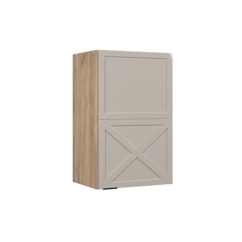 Pensile da cucina Fame-Line GrigioBeige/Rovere dorato 45 cm Vicco