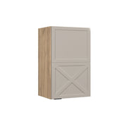 Pensile da cucina Fame-Line GrigioBeige/Rovere dorato 45 cm Vicco