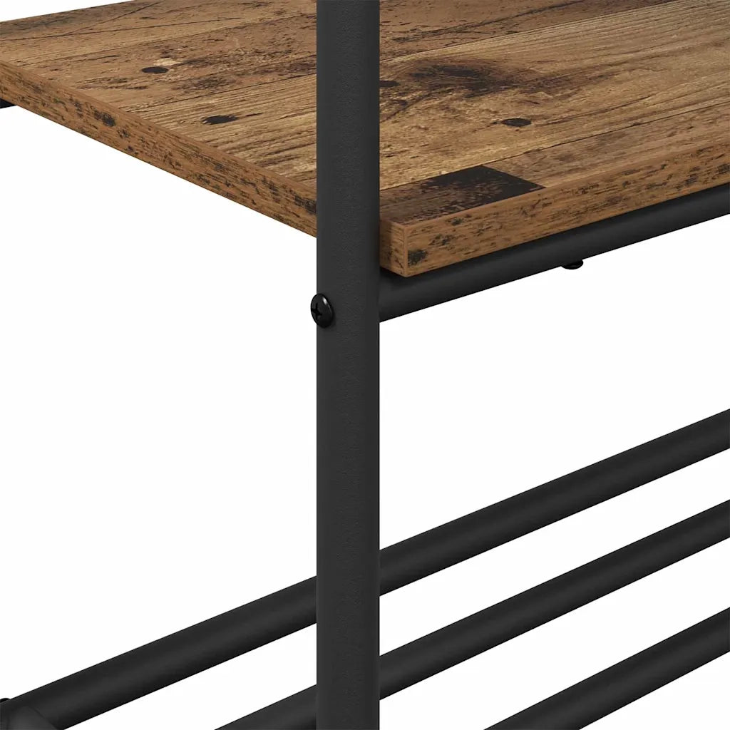 Stendibiancheria con lo scaffale Legno vecchio 77 x 30 x 171 cm 868467