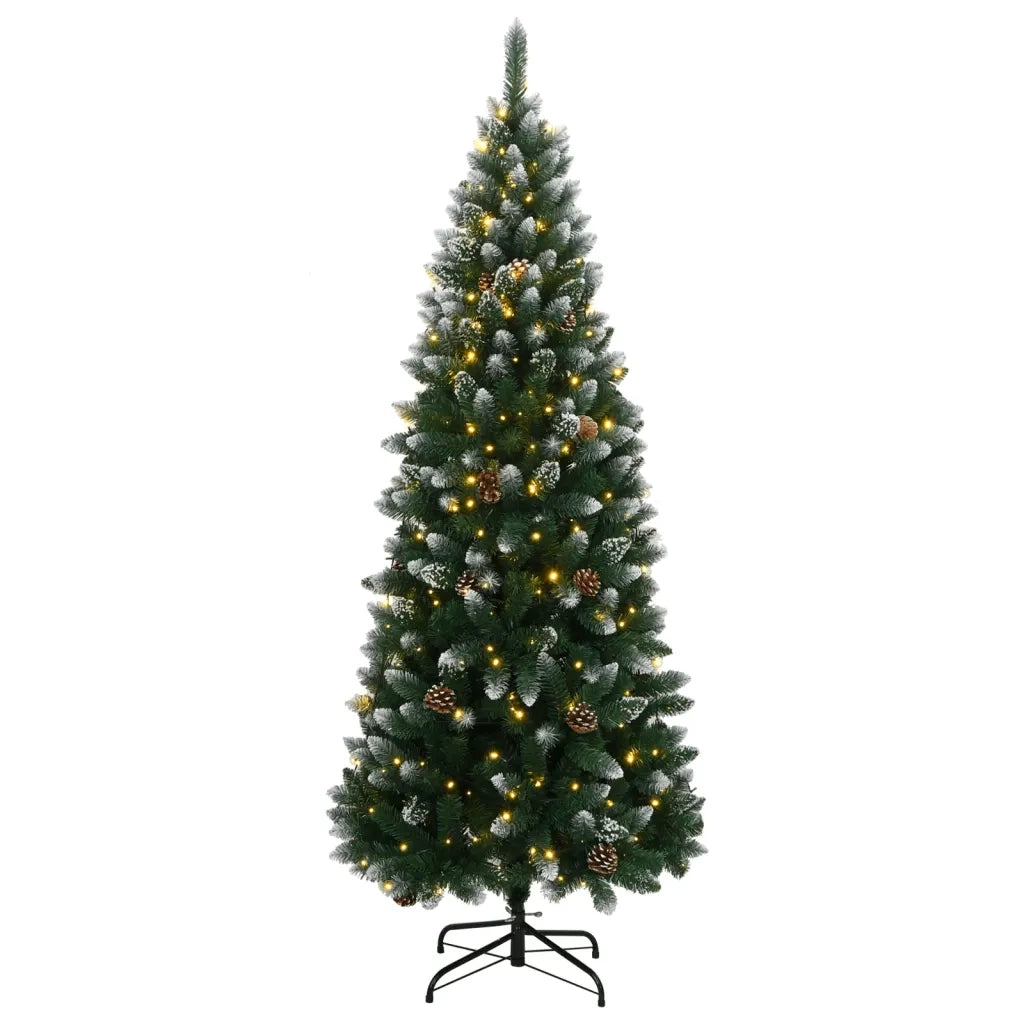 Albero di Natale Artificiale-Albero Natalizio con 150 LED 120 cm 460006