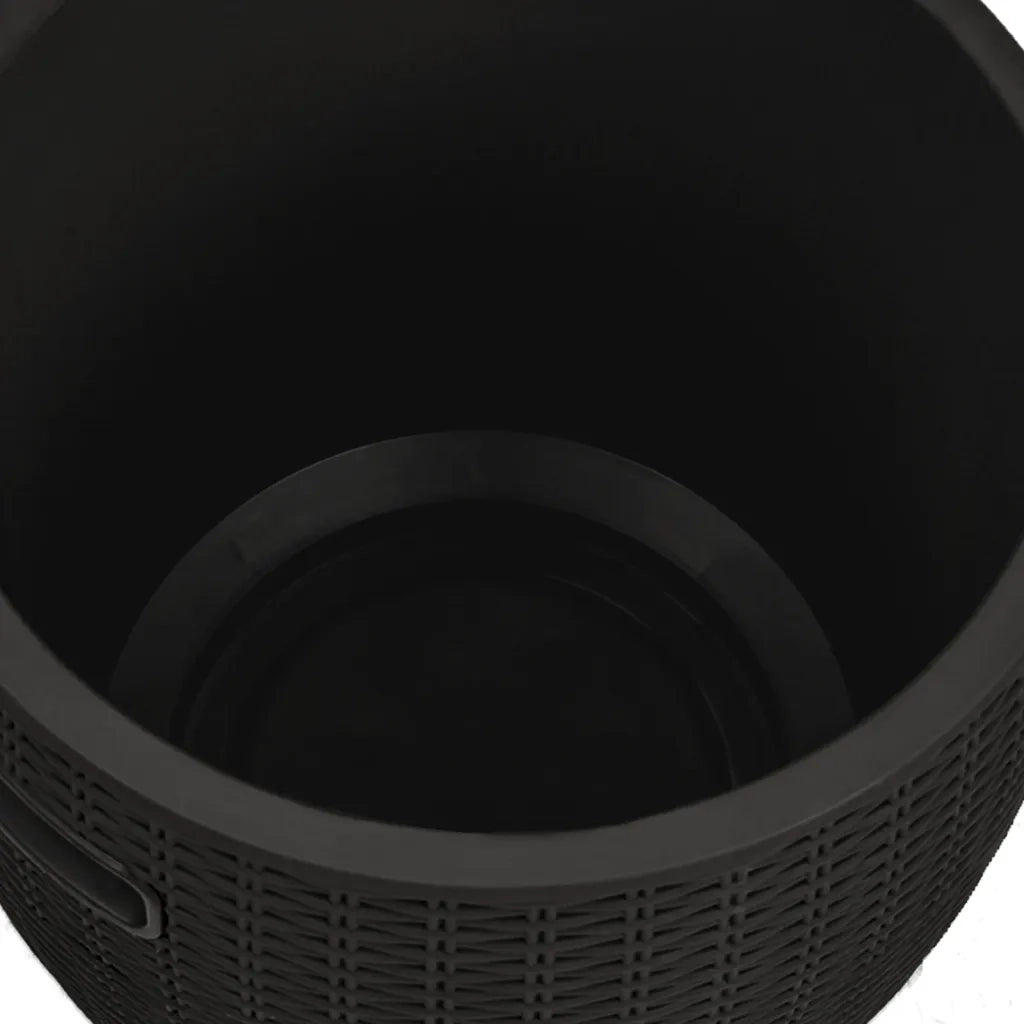 Contenitore da Giardino 4 in 1 Polipropilene Nero CFW2252381