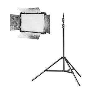 walimex pro LED Versalight 500 Daylight Set - composto da luce a pannello e treppiede per lampada fino a 260 cm