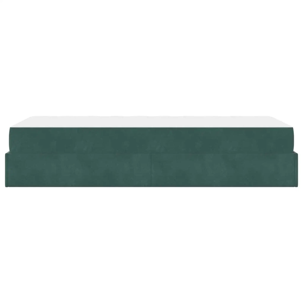 Struttura letto con materasso 2 pcs Verde Velluto 3399525