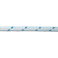 Trem saipam 4 mm treccia in poliestere colore bianco segnale blu 200 metri nautica