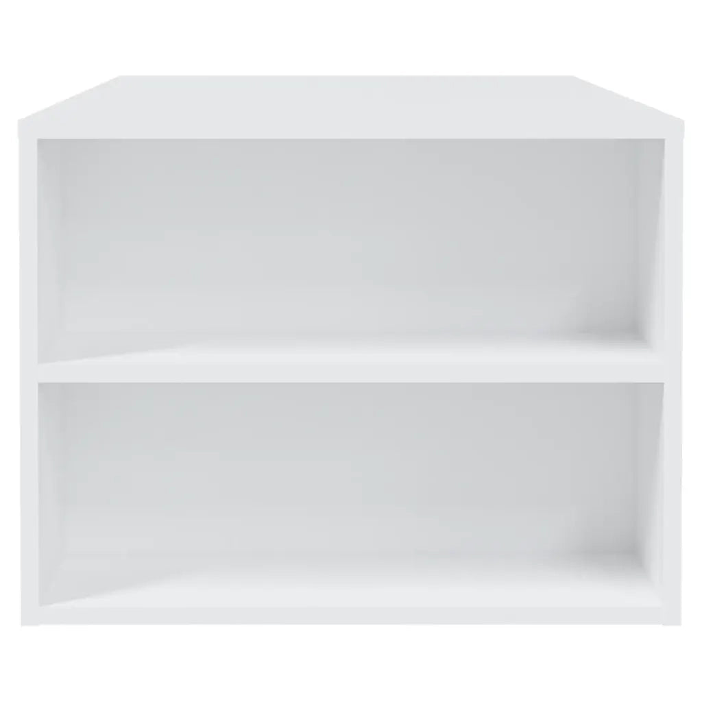 Tavolino da Salotto Bianco 102x55x42 cm Legno Legno Multistrato cod mxl 7628