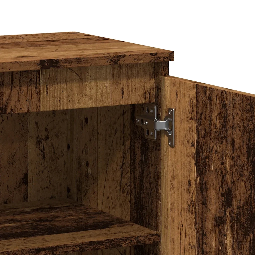 Credenza Legno Vecchio 60x35x70 cm in Legno Multistrato
