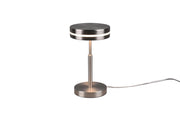 Lampada tavolo da Interno a led in Metallo Nickel Opaco