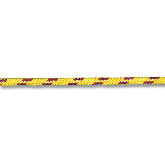 Ibiza multicolor doppia treccia 100% poliestere gialla filo segnale rossoblu 4 mm 200 mt nautica