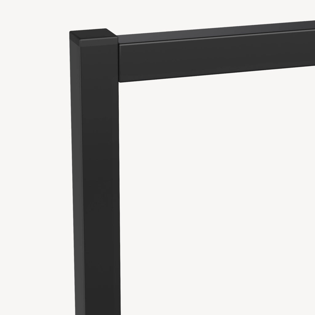 Stand Appendiabiti Holtalen con 2 Barre Organizzatore Guardaroba 100 x 40 x 30 cm - Nero [en.casa]