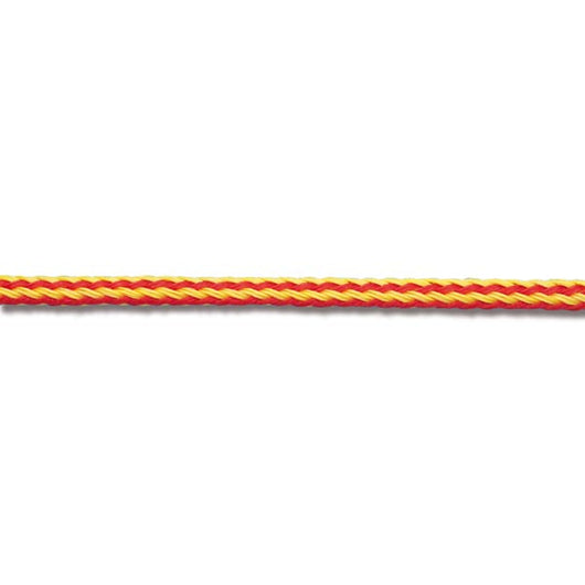 Trem palau treccia senza anima 8 mm 200 metri giallo segnale rosso nautica
