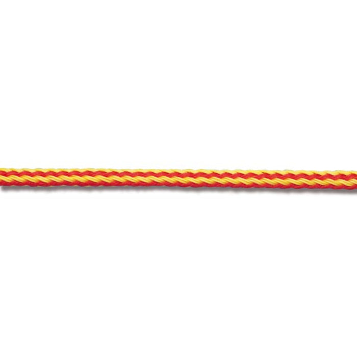 Trem palau treccia senza anima 8 mm 200 metri giallo segnale rosso nautica