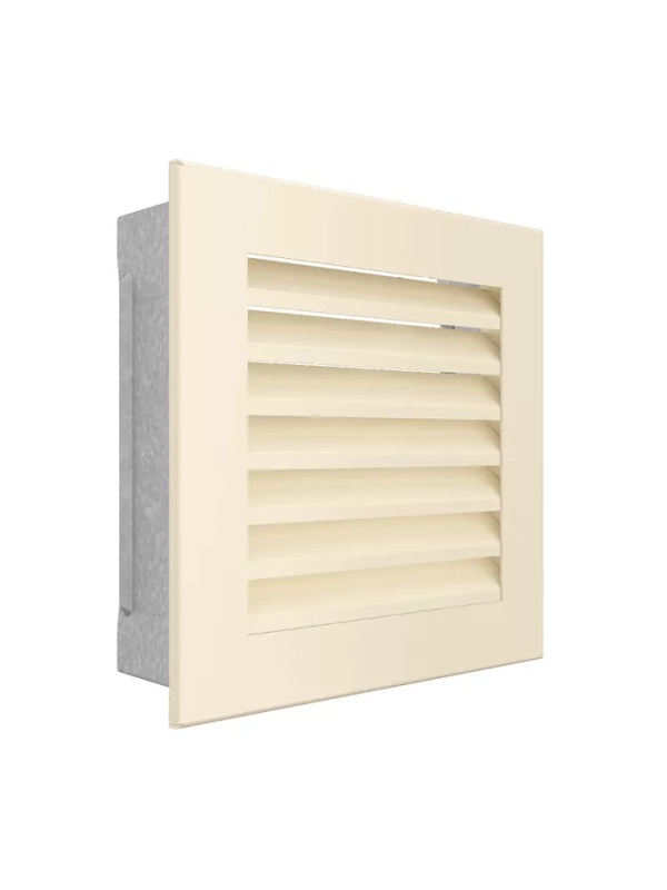 Griglia di ventilazione per camino Crema- Hide 17x17