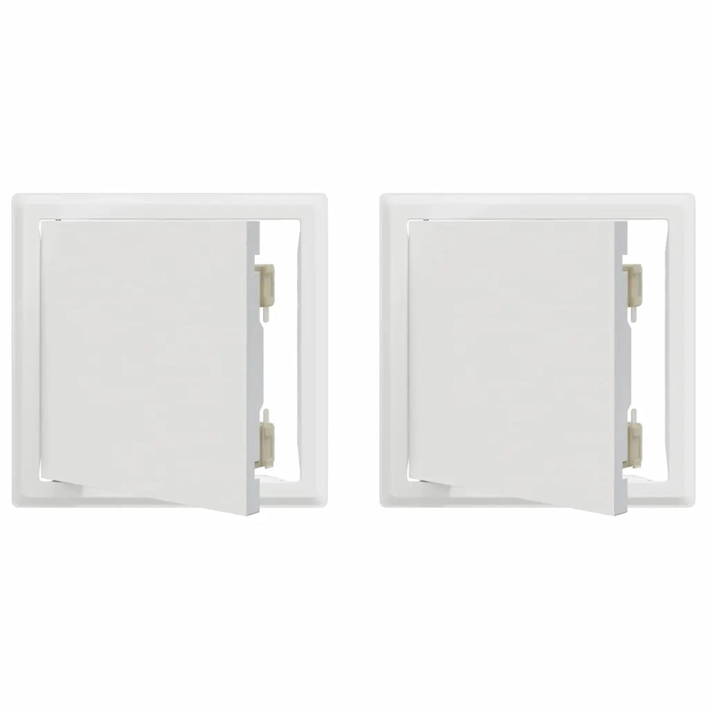 Pannello di Accesso 2 pz Bianco 23 x 23 x 3 cm Acciaio CFW8176176
