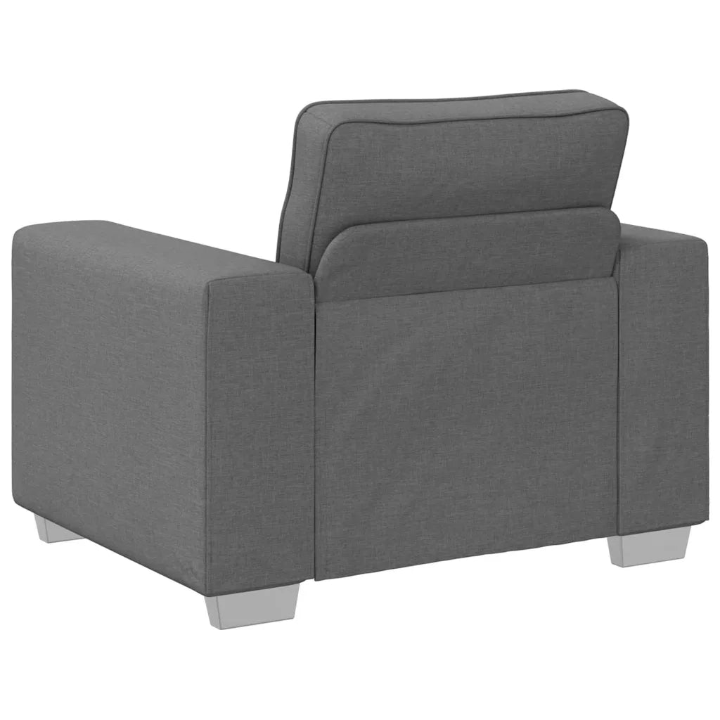 Poltrona | Sedia Relax Sofa Grigio scuro 100 cm Tessuto