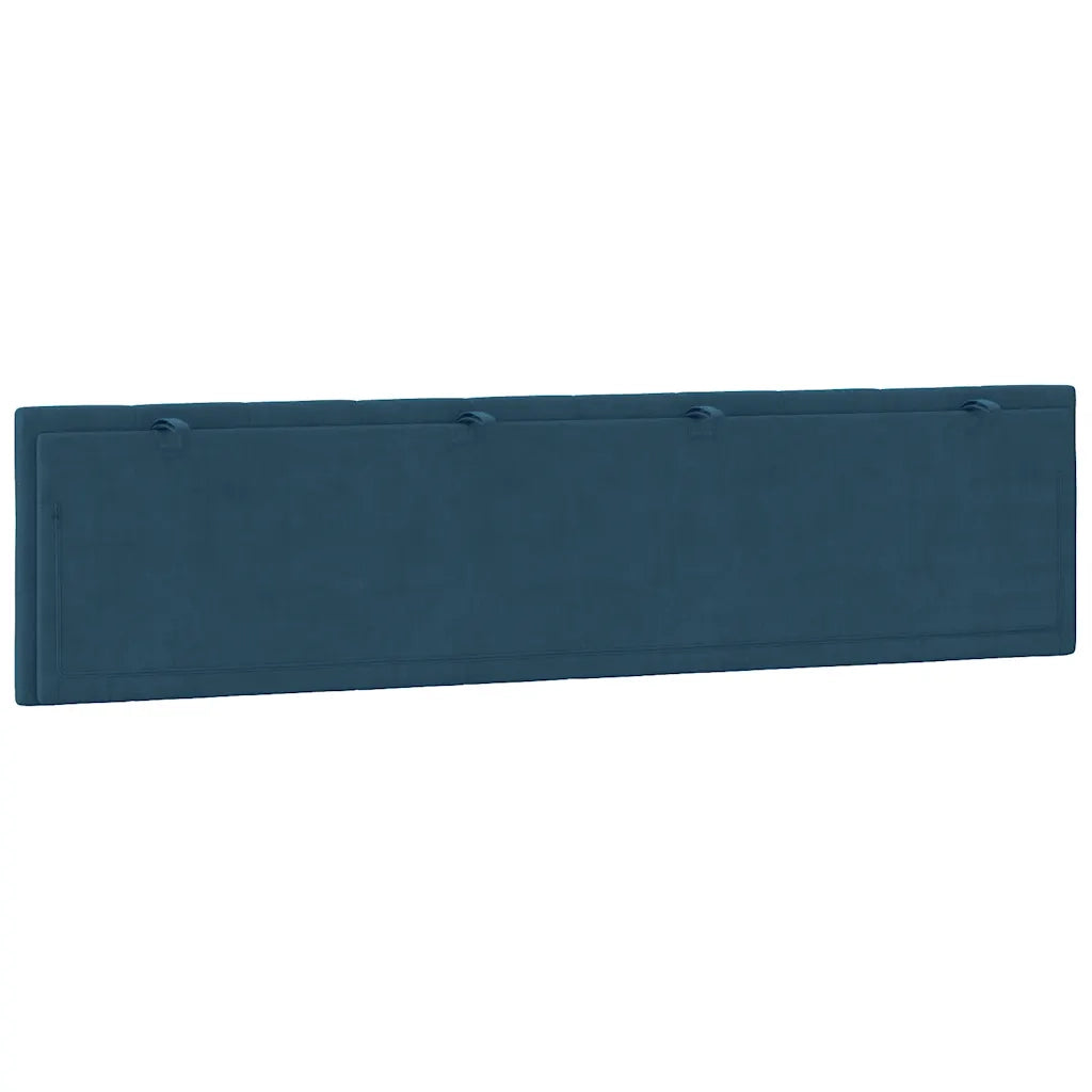 Cuscino Testiera Hanko Blu 200 cm in Velluto CFW4660771