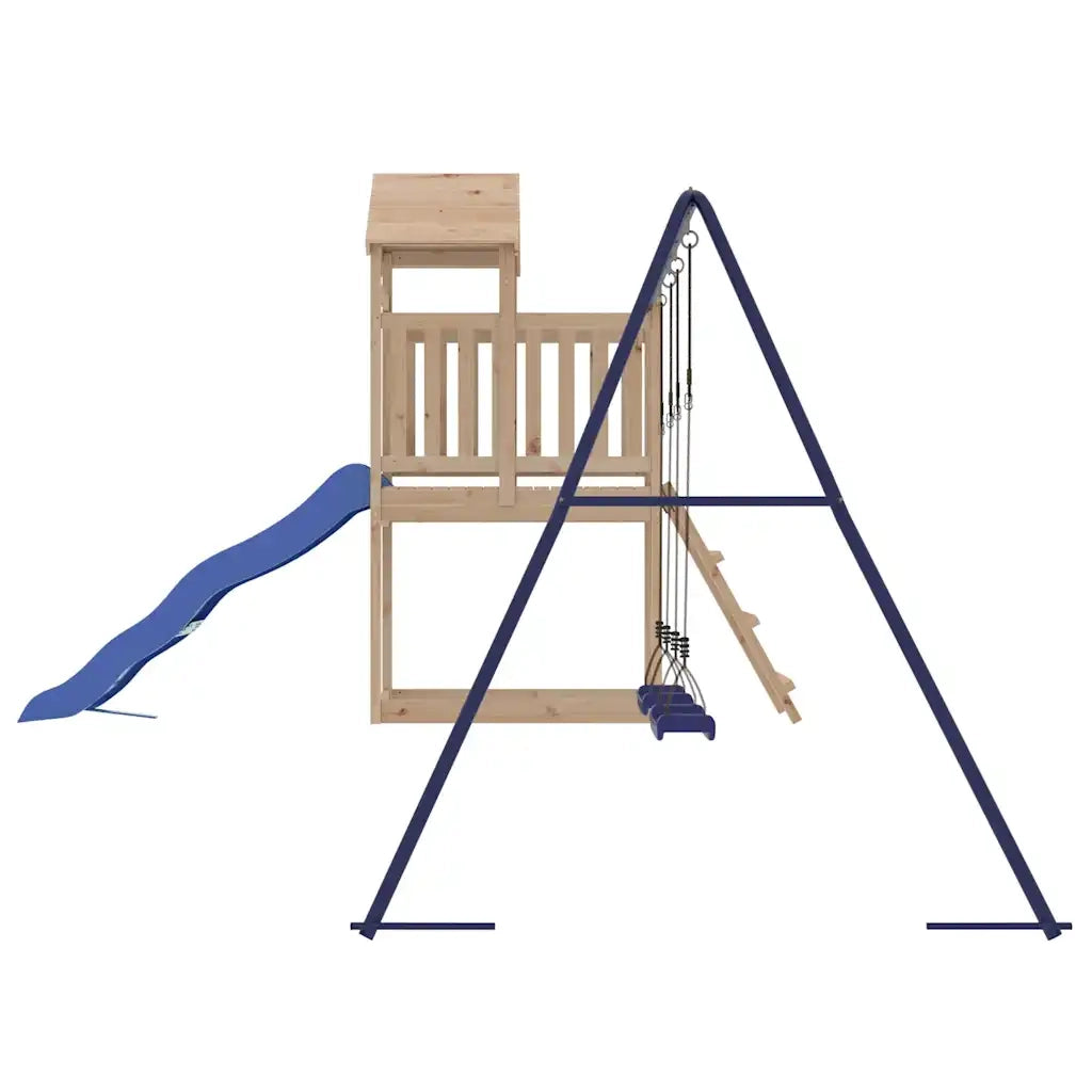 Set da Gioco da Esterno in Legno Massello di Pino 3155879