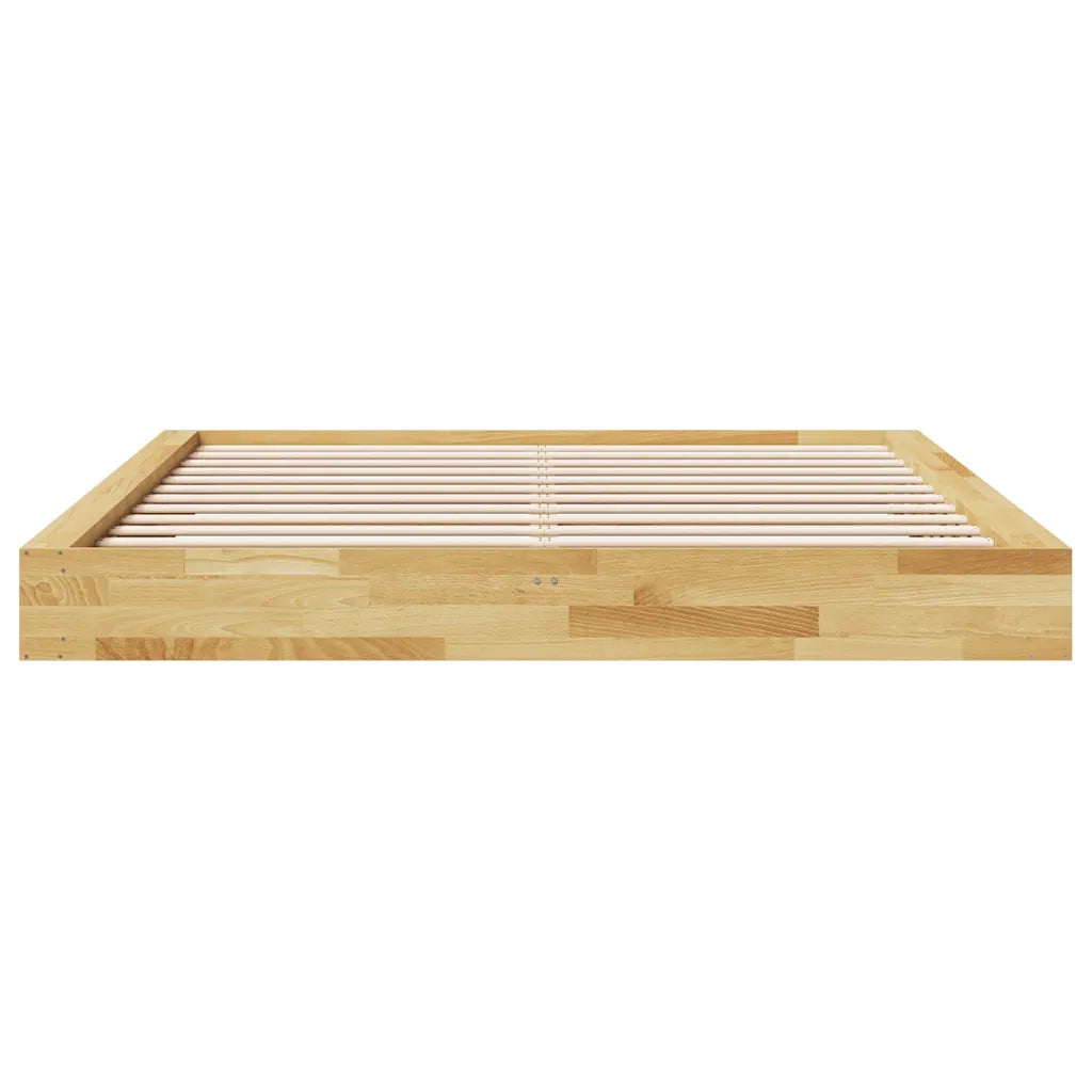 Struttura Letto Senza Materasso 180x200 cm in Legno di Rovere 3324126