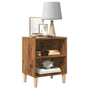 vidaXL Comodini 2 pz Legno Vecchio 40x30x50 cm in Legno Multistrato