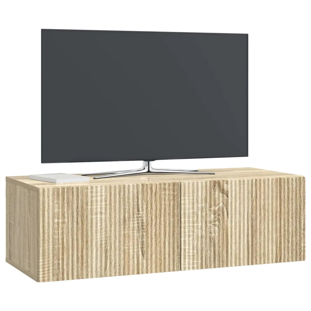 Mobile Porta TV da Muro Rovere Sonoma 98 x 41 x 30 cm 898527