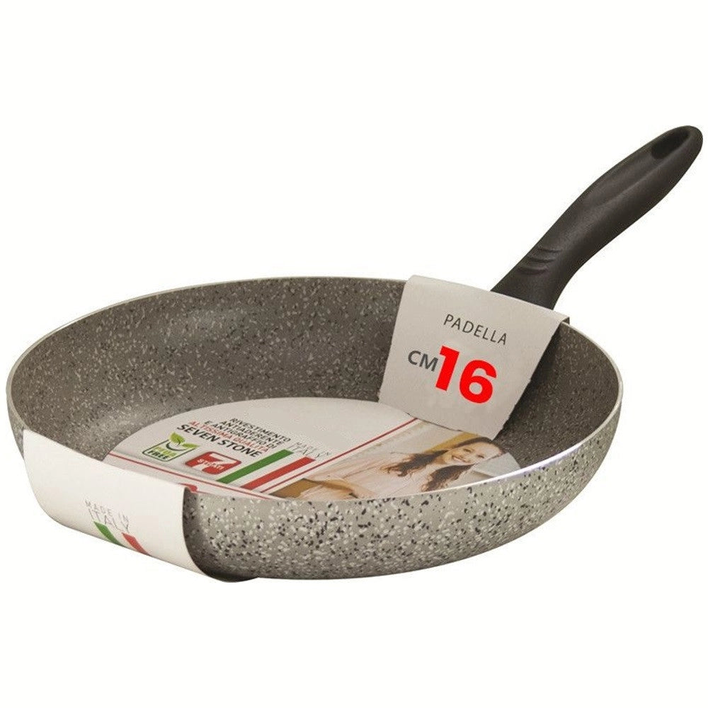 Trade Shop - Padella Antiaderente Antigraffio 7 Strati ø 14-16-18-20-22-24-26-28-30-32 Cm Cucina -    -16 Cm   -