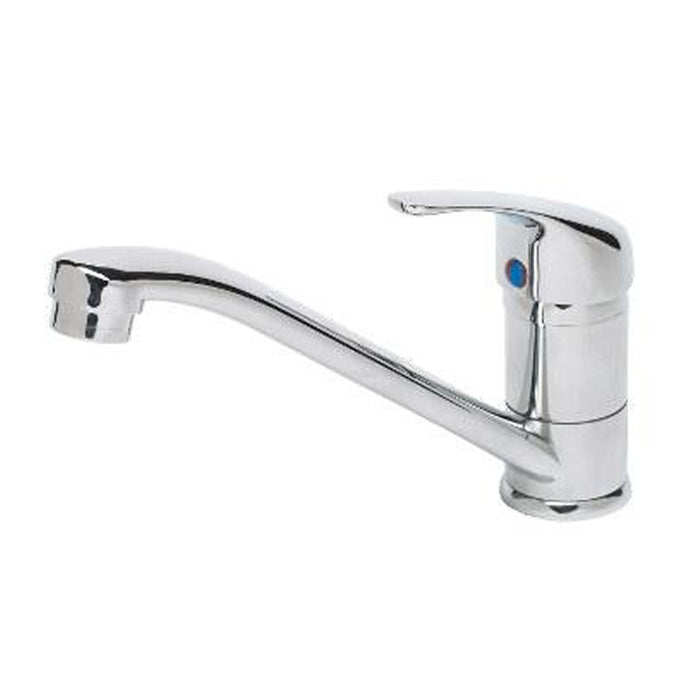 Miscelatore monoforo per lavello bocca girevole e rompigetto