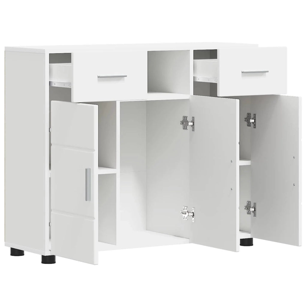 Armadio in Legno Bianco 88,5 x 30,5 x 73 cm Legno multistrato