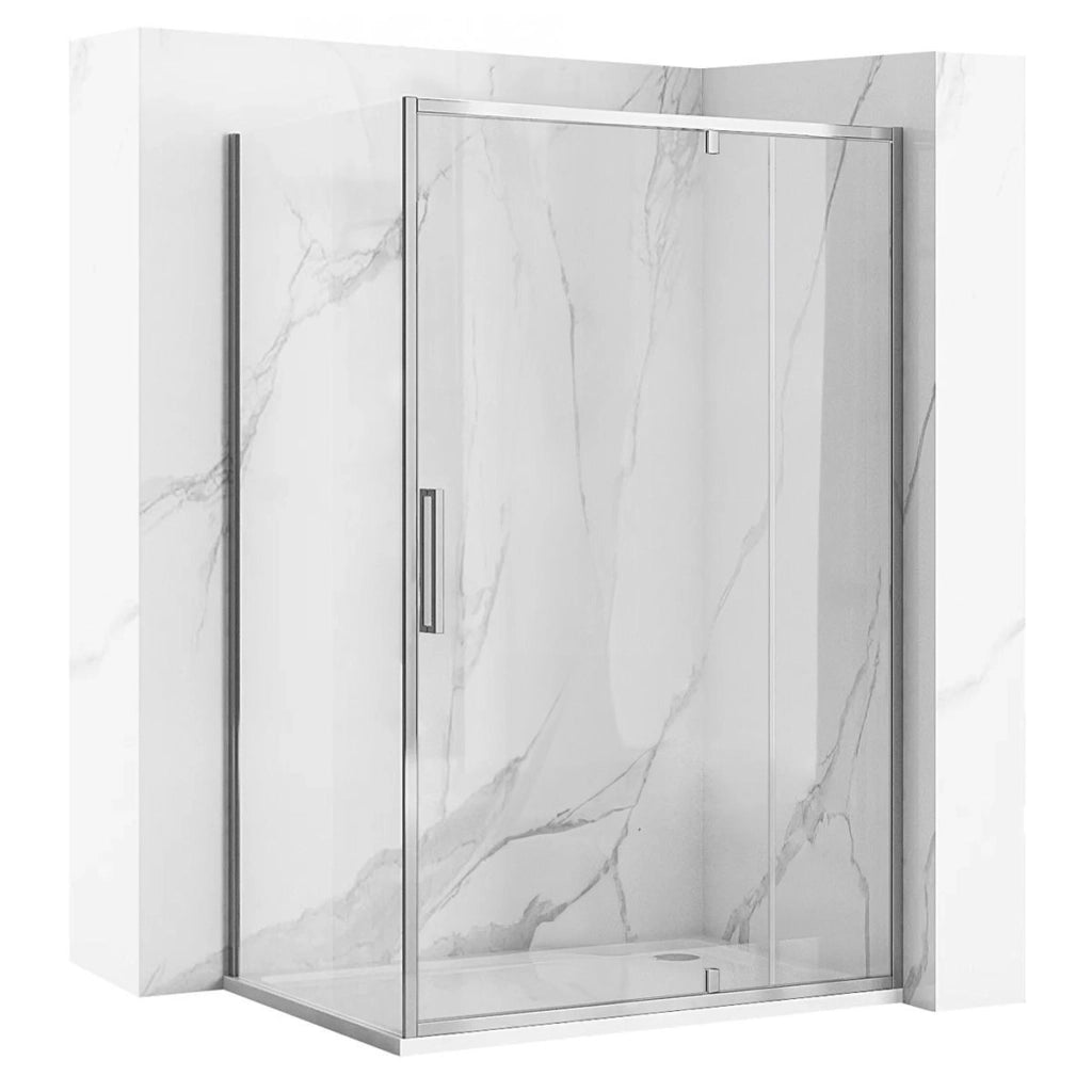 Cabina Doccia Rea Rapid Swing Chrom 120x90