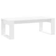 Tavolino da salotto | Tavolino da caff¨¨ | Tavolino da Soggiorno Bianco 102x50x35 cm in Legno Multistrato