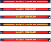 Portautensili Magnetico Composto da 3/6 Pezzi per Chiave Coltelli Cacciaviti,Capacità Carico10 kg (6)
