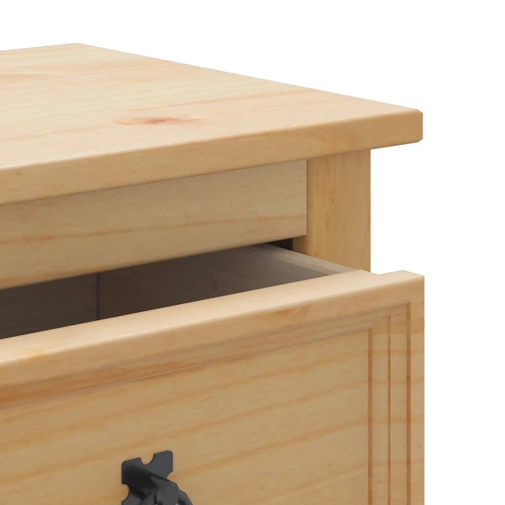 Set Mobili da Bagno 3 pz Corona in Legno Massello di Pino