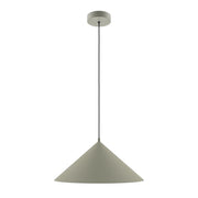 Maytoni lampada a sospensione moderna Basic colors 1 luce E27 grigio metallo