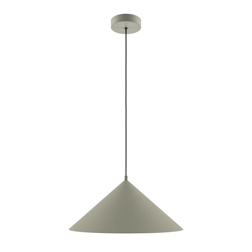 Maytoni lampada a sospensione moderna Basic colors 1 luce E27 grigio metallo