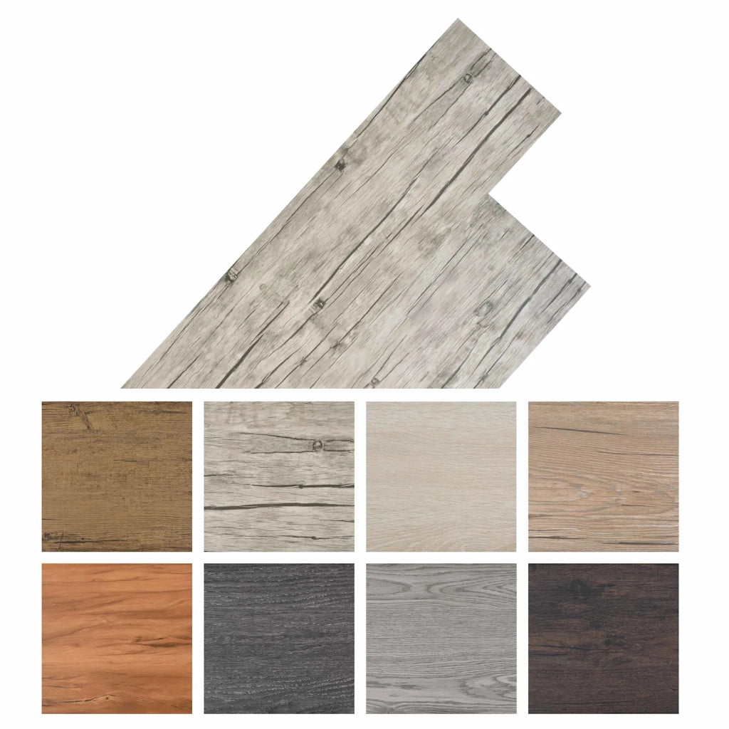 Tavole per Pavimenti 18 pcs Grigio 5,26 m² PVC 42046247