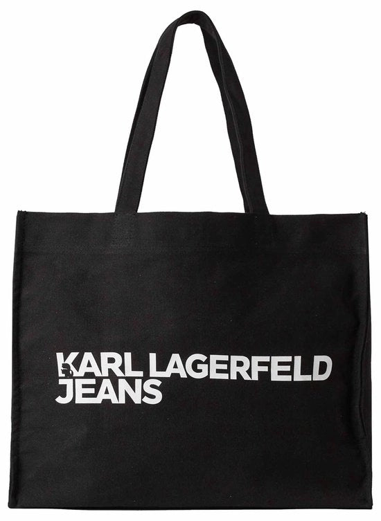 Jeans per donna con logo, nero, one size