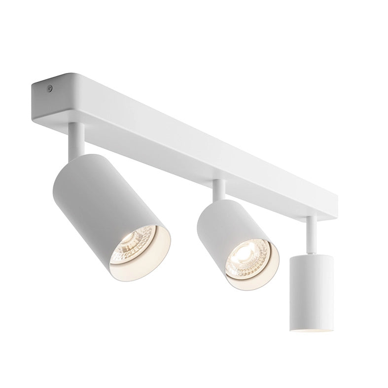 Manuka Applique e Plafoniera 3 Elementi Lineare - Bianco, Struttura in Metallo, Attacco GU10, IP20, 50W, Installazione a Parete - Rossini Group